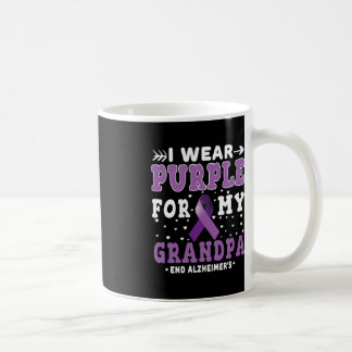 Tragen Lila für Opferend Alzheimer Alzheimer A Kaffeetasse