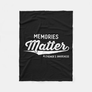 Tragen Lila Heimers Awareness Geschenke Erinnerung Fleecedecke