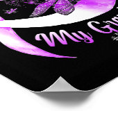 Tragen Lila im Gedächtnis meiner Großmutter Überdo Poster (Ecke)