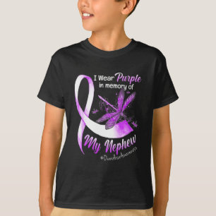 Tragen Lila in Erinnerung an meine Nephew Überdosi T-Shirt
