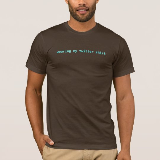 Tragen meines Twitter-Shirts T-Shirt