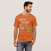 tragen orange sein freundlicher Tag T-Shirt (Vorne ganz)
