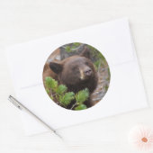 tragen runder aufkleber (Umschlag)