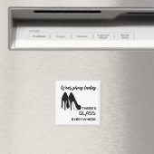 Tragen Schuhe Ladys Es gibt Glas Kamala Harris Magnet (In Situ (Geschirrspüler))