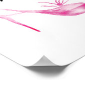 Tragen Schuhe Ladys Es gibt Glas Kamala Harris Poster (Ecke)