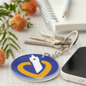 tragen Sie Acrylschlüssel nördliches Pas-de-Calais Schlüsselanhänger (Vorderseite rechts)