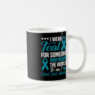 Tragen Sie Aquamarin für jemanden, der World to Me Kaffeetasse