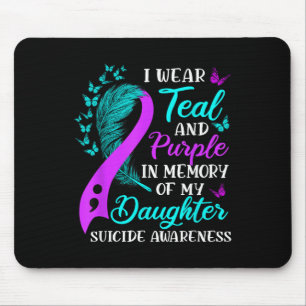 Tragen Sie Aquamarin Lila in Erinnerung an meinen Mousepad