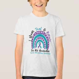 Tragen Sie Aquamarinen &Amp; Lila für Godmets Suic Tri-Blend Shirt