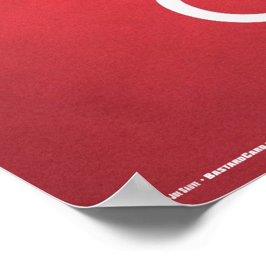 Tragen Sie auf dem Gepäck Funny Poster (Ecke)