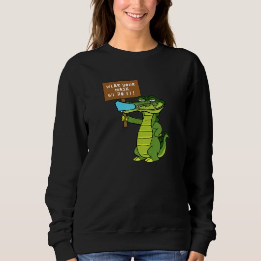 Tragen Sie den Maskenbildner Sweatshirt (Vorderseite)