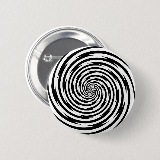 Tragen Sie den Mystery Hypnosis Spiral Button (Vorne & Hinten)