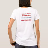 Tragen Sie die Meldung T-Shirt (Rückseite)