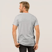 Tragen Sie eine Maske Graffiti Stil Tri-Blend Shirt (Rückseite voll)