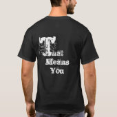 TRAGEN SIE EINE MASKE T-Shirt (Rückseite)