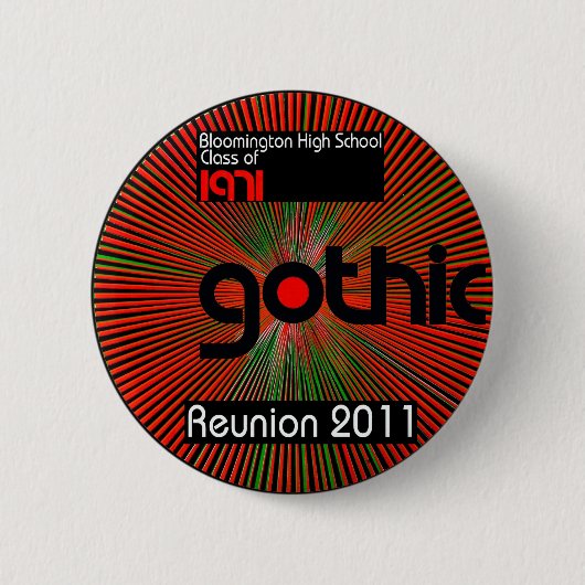 Tragen Sie einen Knopf über unser Wiedersehen Button (Vorderseite)