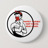 Tragen Sie einen Maske Riveter Style Button (Vorderseite)