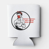 Tragen Sie einen Maske Riveter Style Dosenkühler (Rückseite)