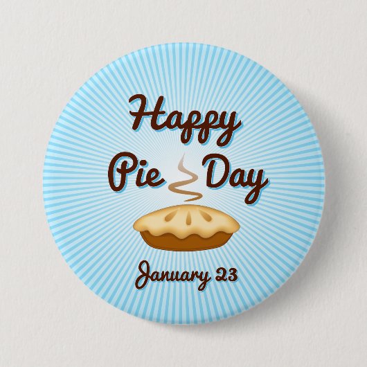 Tragen Sie einen Pie Day Button, 23. Januar, EAT P Button (Vorderseite)