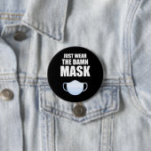 Tragen Sie einfach die Maske Button (Beispiel)