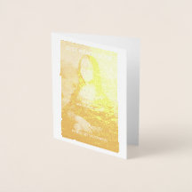 TRAGEN SIE EINFACH EINE MASK MONA LISA Gold Foil C