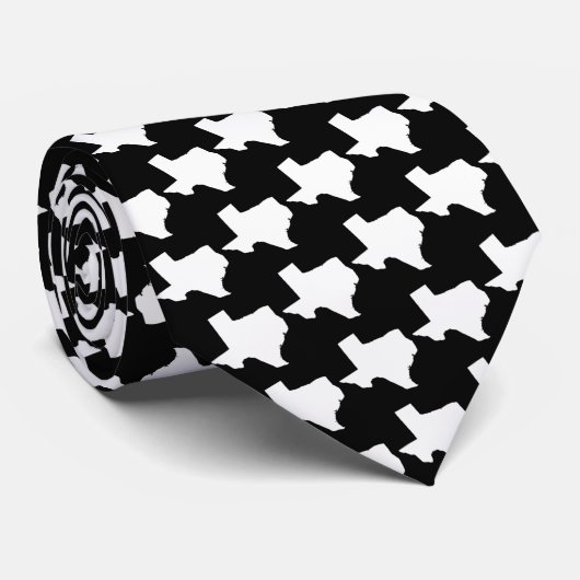 Tragen Sie Ihr Hahnentrittmuster Texas-Stolz-w Krawatte (Gerollt)