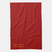 Tragen Sie Ihr Herz Handtuch (Vertikal)