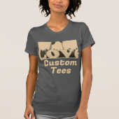 Tragen Sie Ihr Herz raus: Maßgeschneiderte T-Shirt (Vorderseite)