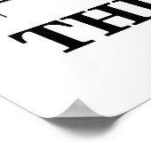 Tragen Sie Ihre eigene Denkstatistik (Bell Curve S Poster (Ecke)