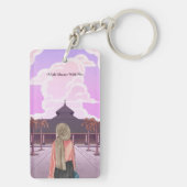 Tragen Sie Ihre Erinnerungen überall Schlüsselanhänger (Rückseite)