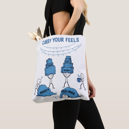 Tragen Sie Ihre Feels Tote Bag Tasche (Von Nahem)