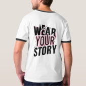 Tragen Sie Ihre Geschichte: Einzigartige, individu T-Shirt (Schwarz voll)