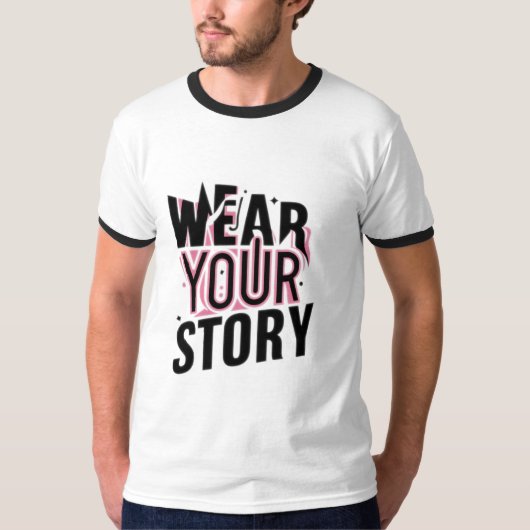 Tragen Sie Ihre Geschichte: Einzigartige, individu T-Shirt (Vorderseite)