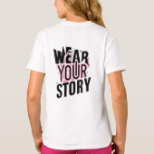 Tragen Sie Ihre Geschichte: Einzigartige, individu T-Shirt (Rückseite)