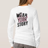 Tragen Sie Ihre Geschichte: Einzigartige, individu T-Shirt (Rückseite)