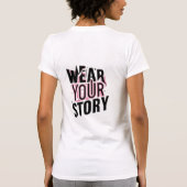 Tragen Sie Ihre Geschichte: Einzigartige, individu T-Shirt (Rückseite)