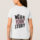 Tragen Sie Ihre Geschichte: Einzigartige, individu Tri-Blend Shirt (Rückseite)