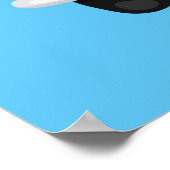 Tragen Sie Ihre Maske bitte Monster auf Schulbus Poster (Ecke)