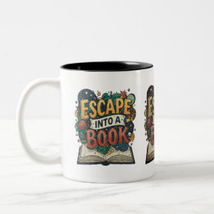 Tragen Sie Ihre Story: Escape in eine Book Edition Zweifarbige Tasse