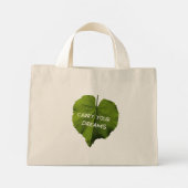 Tragen Sie Ihre Träume - Tiny Tote Bag Mini Stoffbeutel (Rückseite)