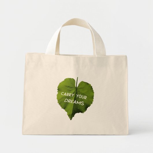 Tragen Sie Ihre Träume - Tiny Tote Bag Mini Stoffbeutel (Vorne)