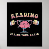 Tragen Sie Ihren Brain Reading Books Reader Librar Poster (Vorne)