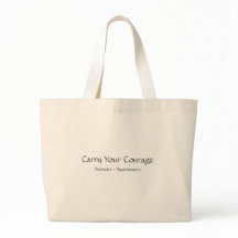 Tragen Sie Ihren Mut - Inspiration Tote Bag