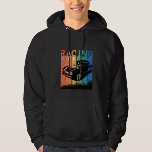 Tragen Sie Ihren Sport, Auto Racing Hoodie (Vorderseite)