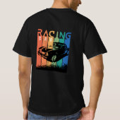 Tragen Sie Ihren Sport, Auto Racing T-Shirt (Rückseite)