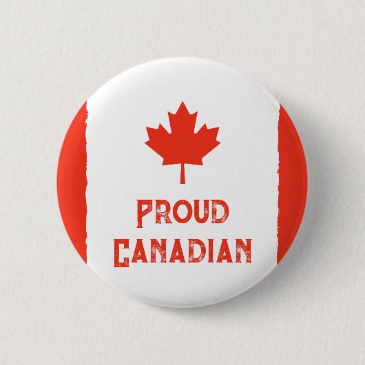 Tragen Sie Ihren Stolz: Classic Canada Flag Button (Vorderseite)
