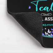 Tragen Sie im April Teal Ault Awareness Month T-Sh Mousepad (Ecke)