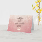 Tragen Sie immer Ihr unsichtbares Kronenangebot ei Karte (Gelbe Blume)