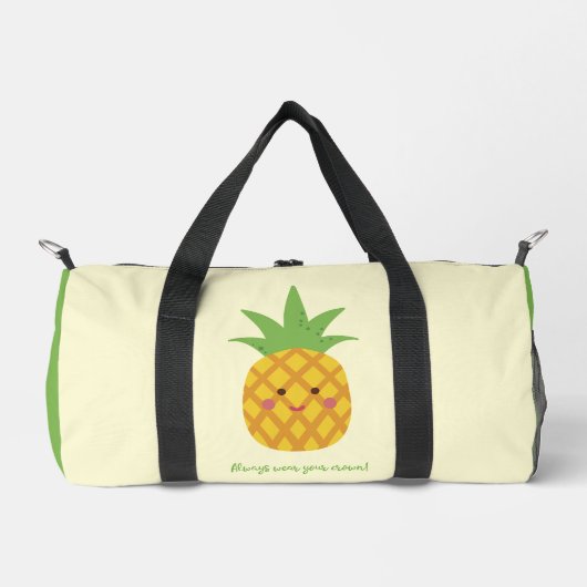 Tragen Sie immer Ihre Kronenananas Duffle Bag (Vorderseite)