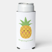 Tragen Sie immer Ihre Kronenananas Selters Dosenkühler (Seltzer Rückseite)